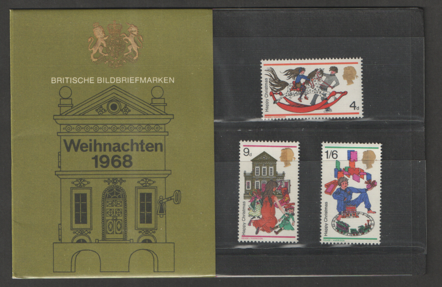 (image for) 1968 German Language Christmas Presentation Pack - Click Image to Close